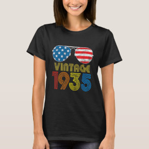 Camiseta Vintage 1936 86 Anos 86º Nascimento da Bandeira Am