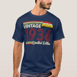 Camiseta Vintage 1936 Birthday Shirt Limited Edition 1936 B