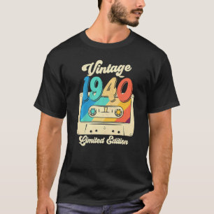 Camiseta Vintage 1940 82th Birthday Limited Edition 82 Yea