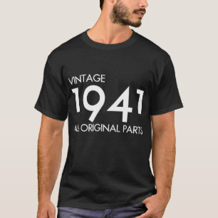 Camiseta Vintage 1941 Todas as Partes Originais 83º Present