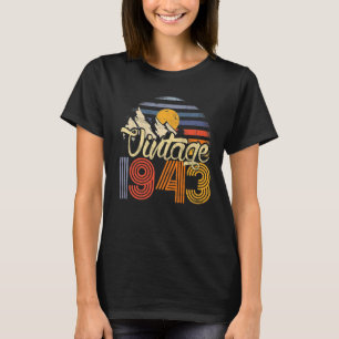 Camiseta Vintage 1943 Limited Edition, Birthday Gift 1943 P