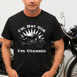 Camiseta Vintage 1948 Classic Motorcycle Birthday Modelo