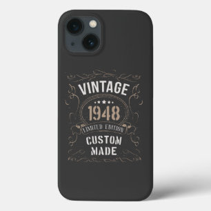 Camiseta Vintage 1948 Edição Limitada Feita sob Me