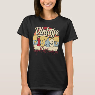 Camiseta Vintage 1949 peças originais Algumas Vestem retrô