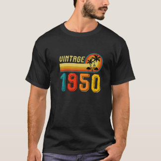 Camiseta Vintage 1950 T Para Homens, 71.O Presente De Anive