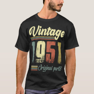 Camiseta Vintage 1951 Vintage 1951 Peças Originais