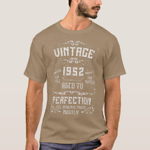 Camiseta Vintage 1952 69th Birthday Gift Men Women 69 Old