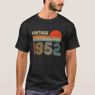 Camiseta Vintage 1952 70 Birthday Men Women 70 Year