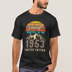 Camiseta Vintage 1953 69º Aniversário 69 Anos Homens Pres