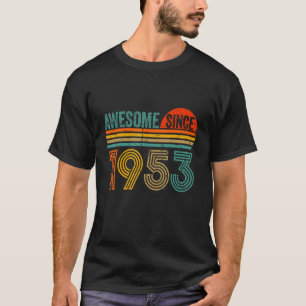 Camiseta Vintage 1953 69 Anos Homens E Mulheres 69.