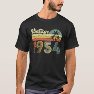 Camiseta Vintage 1954 Feito Em 1954 70º Aniversário Masculi