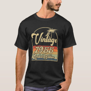 Camiseta Vintage 1955 67Th Birthday Limited Edition 67 Year