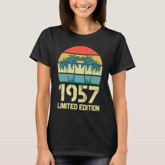 Camiseta Vintage 1957 Aniversário para Homens 1957 Aniversá
