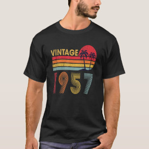 Camiseta Vintage 1957, Rapazes E Raparigas Com 65 Anos