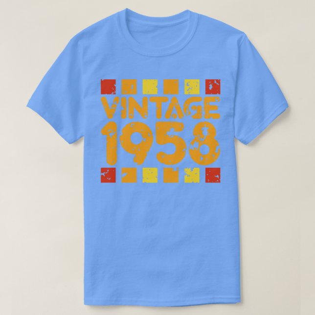 Camiseta Vintage 1958 (Frente do Design)