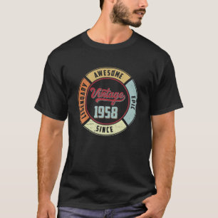 Camiseta Vintage 1958 64º Aniversário Legendário Epic Espet
