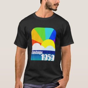 Camiseta Vintage 1959 63Rd Aniversário De 63 Anos