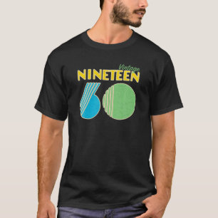 Camiseta Vintage 1960 60º Aniversário Presente Feliz 60 A