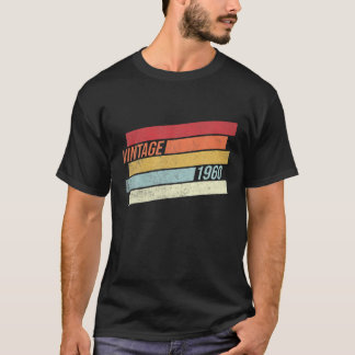 Camiseta Vintage 1960 Aniversário