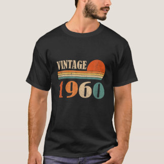 Camiseta Vintage 1960 Crianças Engraçadas De 62 Anos Homens