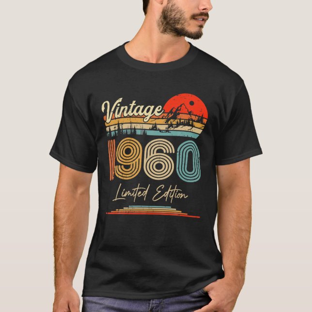 Camiseta Vintage 1960 Limited Edition Premium (Frente)
