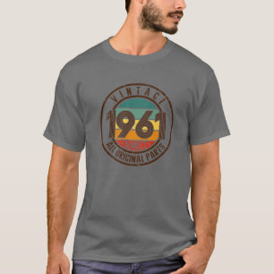 Camiseta Vintage 1961 Todas As Partes Originais 60º Aniver