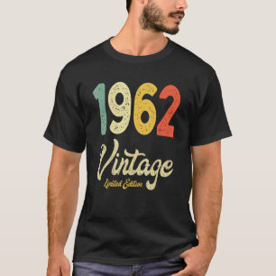 Camiseta Vintage 1962 60º Aniversário Presente 60 Anos Ol