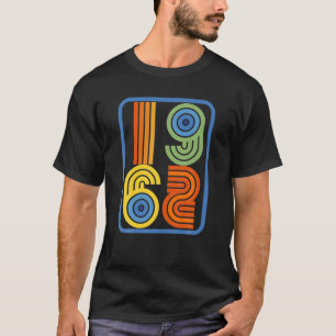 Camiseta Vintage 1962 60º Aniversário Presente Esposa Retro