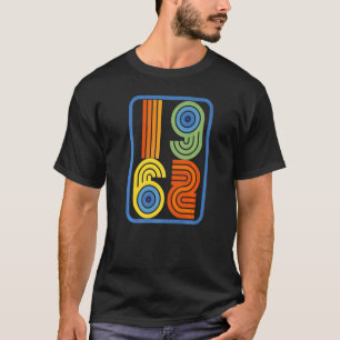 Camiseta Vintage 1962 60th Birthday Husband Wife Retro 202