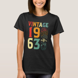 Camiseta Vintage, 1963, 59 Anos, Ataque De Aniversário