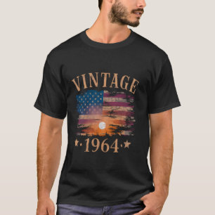 Camiseta Vintage 1964 60th Birthday Gifts 60 Anos Amer