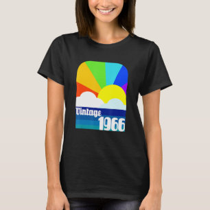 Camiseta Vintage 1966 56º aniversário 56 anos
