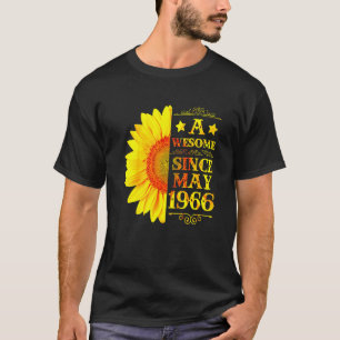 Camiseta Vintage 1966 56 Anos 56 Maio 56 Nascimento à Luz d