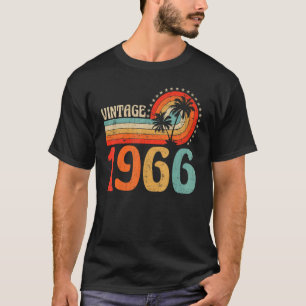 Camiseta Vintage 1966 57th Birthday Boys Girls 57 Year Old