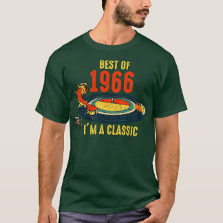 Camiseta Vintage 1966 Aniversário Melhor De 1966 Im Clássic