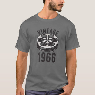 Camiseta Vintage 1966 Friends Bday 56 Years Old Mom Dad Cin