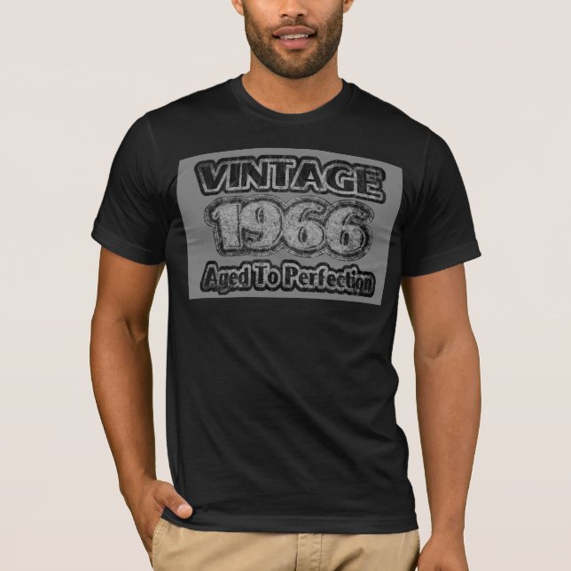 Camiseta Vintage 1966 - Idade Para Perfecção (Frente)