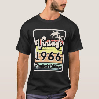 Camiseta Vintage 1966 Limited Edition 56T Birthday Gift Me