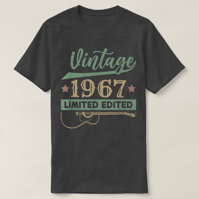 Camiseta Vintage 1967 Limited EditionGuitar 3157 (Frente do Design)