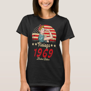 Camiseta Vintage 1969 1969 53rd B Day 53 Year Old