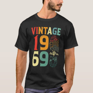 Camiseta Vintage 1969, 53 Anos, Ataque de Aniversário