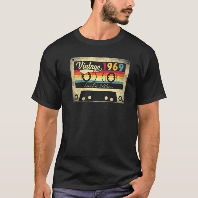 Camiseta Vintage 1969 53rd Birthday Retro (Frente)