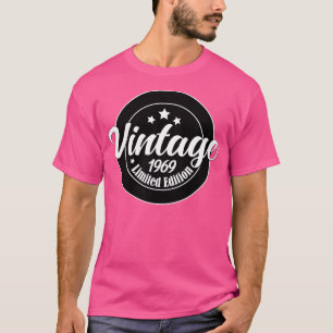 Camiseta Vintage 1969 Limited Edition 52nd Birthday dom 51