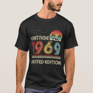 Camiseta Vintage 1969 Limited Edition 55 - Aniversário