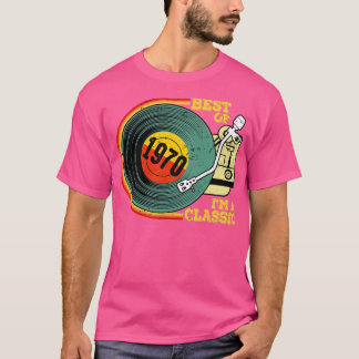 Camiseta Vintage 1970 Birthday Shirt Im Classic Birthday Sh