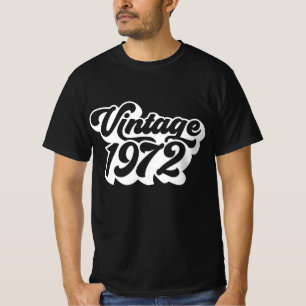 Camiseta Vintage 1972, Anos Retroativos De Nascimento70, Pr