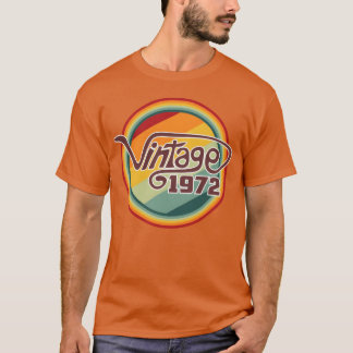 Camiseta Vintage 1972 curva vintage