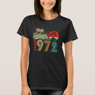 Camiseta Vintage 1972 Funny 52nd Birthday Dons 52 Anos Ol