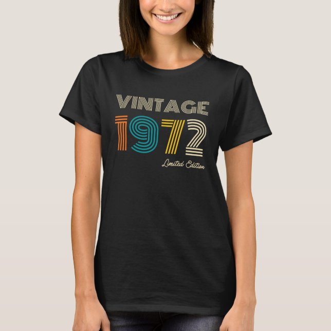 Camiseta Vintage 1972 Limited Edition (Frente)