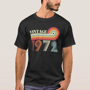 Camiseta Vintage 1972 Limited Edition 50 anos
